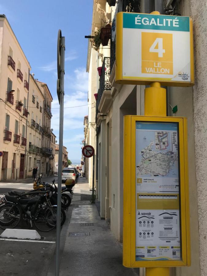 Chaleureux Studio Mansarde - Coeur De Ville De Sète Zewnętrze zdjęcie